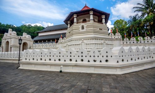 Temple of the Sacred Tooth Relic in Sri Lanka